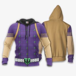 JoJo's Bizarre Adventure Costume Hoodie Gyro Zeppeli Anime Shirt Gear Otaku