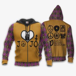 JoJo's Bizarre Adventure Hoodie Symbols Anime Shirt Gear Otaku