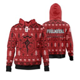 Fullmetal Alchemist Ugly Christmas Sweater Custom For Anime Fans Gear Otaku