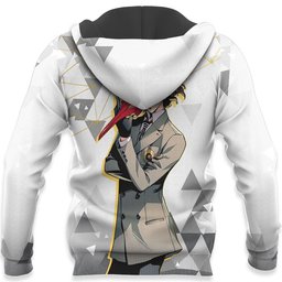 Persona Goro Akechi Custom Anime Game Hoodie Gear Otaku