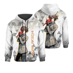 Persona Goro Akechi Custom Anime Game Hoodie Gear Otaku