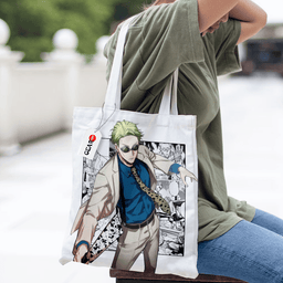 Kento Nanami Tote Bag Anime Personalized Canvas Bags- Gear Otaku