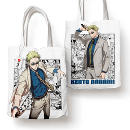 Kento Nanami Tote Bag Anime Personalized Canvas Bags- Gear Otaku