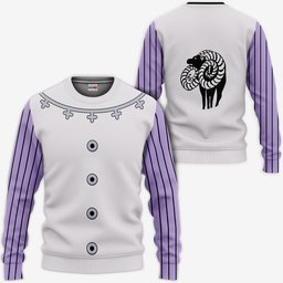 Seven Deadly Sins Gowther Uniform Hoodie Costume Anime Zip Jacket Gear Otaku
