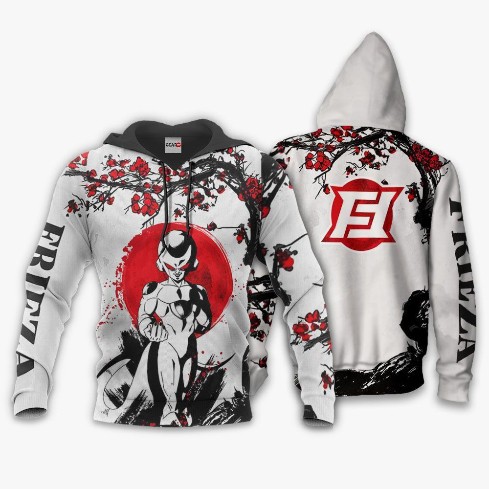 Frieza Hoodie Japan Style Dragon Ball Anime Shirt Gear Otaku