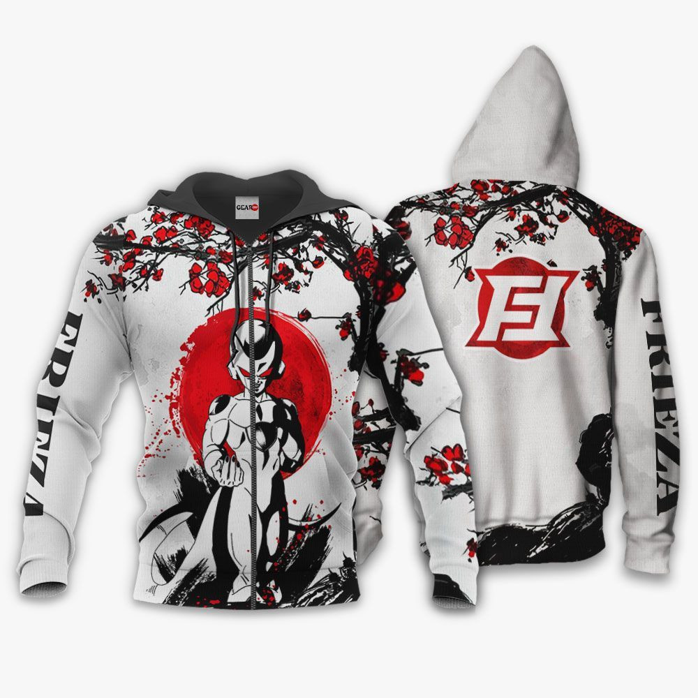 Frieza Hoodie Japan Style Dragon Ball Anime Shirt Gear Otaku