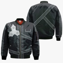Sword Art Online Kirito Uniform Hoodie Shirt Anime Zip Jacket Gear Otaku