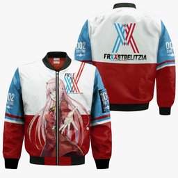 Darling In The Franxx Hoodie Shirt Zero Two Anime Zip Jacket Gear Otaku