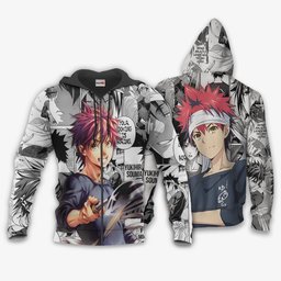 Shokugeki no Soma Hoodie Yukihira Souma Food Wars Anime Shirt Gear Otaku