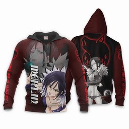 Boar's Sin of Gluttony Merlin Hoodie Seven Deadly Sins Anime Shirt Gear Otaku