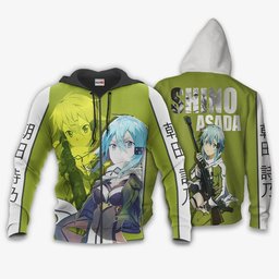 Sword Art Online Shino Asada Anime Hoodie Shirts Gear Otaku