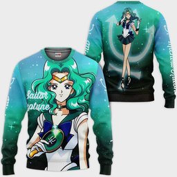 Sailor Neptune Michiru Kaioh Hoodie Sailor Moon Anime Merch Clothes Gear Otaku