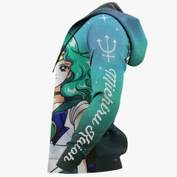 Sailor Neptune Michiru Kaioh Hoodie Sailor Moon Anime Merch Clothes Gear Otaku