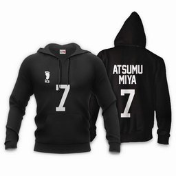 Inarizaki Atsumu Miya Hoodie Uniform Number 7 Haikyuu Anime Shirts Gear Otaku