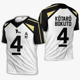 Fukurodani Kotaro Bokuto Hoodie Uniform Num 4 Haikyuu Anime Shirt Gear Otaku