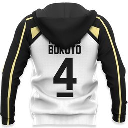 Fukurodani Kotaro Bokuto Hoodie Uniform Num 4 Haikyuu Anime Shirt Gear Otaku