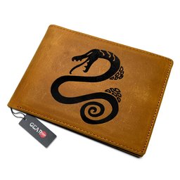 Diane Serpent Sin of Envy Symbol Leather Wallet Personalized- Gear Otaku