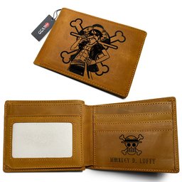 Luffy Dressrosa Anime Leather Wallet Personalized- Gear Otaku