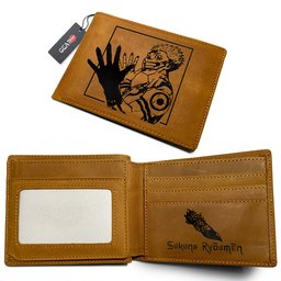 Sukuna Ryoumen Anime Leather Wallet Personalized- Gear Otaku