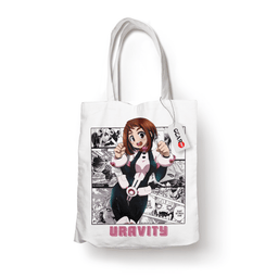 Ochako Uraraka Tote Bag Anime Personalized Canvas Bags- Gear Otaku