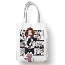 Ochako Uraraka Tote Bag Anime Personalized Canvas Bags- Gear Otaku