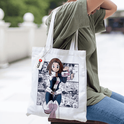 Ochako Uraraka Tote Bag Anime Personalized Canvas Bags- Gear Otaku