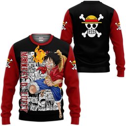 Luffy Hoodie Shirts Anime Mix Manga Custom Clothes Gear Otaku