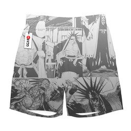 Kenpachi Zaraki Shorts Pants Manga Style NTT06032450187B-3-Gear-Otaku
