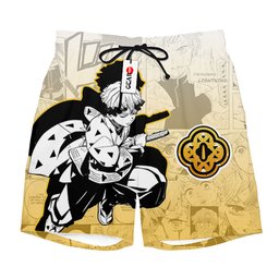 Zenitsu Shorts Pants Manga Style NTT06032450149B-2-Gear-Otaku