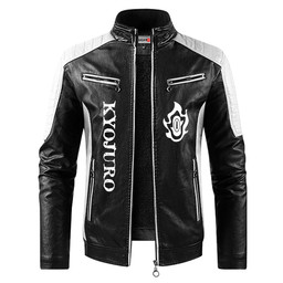 Kyojuro Rengoku Anime Leather Jacket Personalized VA1101243041-2-Gear-Otaku