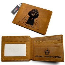 Mayuri Kurotsuchi Anime Leather Wallet Personalized- Gear Otaku