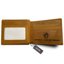 Mayuri Kurotsuchi Anime Leather Wallet Personalized- Gear Otaku