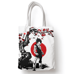 Vegeta Ultra Ego Tote Bag Japan Cherry Blossom Style- Gear Otaku