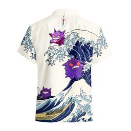 Gengar Kanagawa Great Wave Hawaiian Shirts Custom Merch NTT0603241013A-3-Gear-Otaku