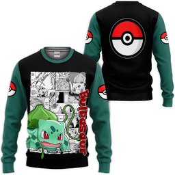 Bulbasaur Hoodie Shirts Anime Mix Manga Custom Clothes Gear Otaku