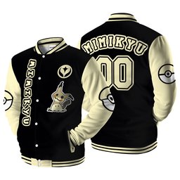 Gengar Anime Varsity Baseball Jacket Personalized-1-gear otaku