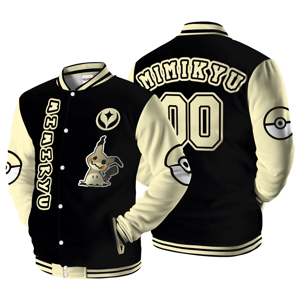 Gengar Anime Varsity Baseball Jacket Personalized-1-gear otaku