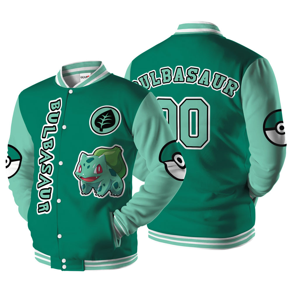 Gengar Anime Varsity Baseball Jacket Personalized-1-gear otaku