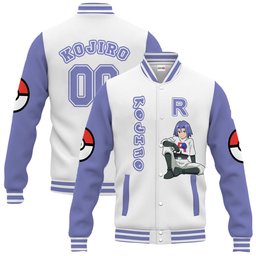 Gengar Anime Varsity Baseball Jacket Personalized-1-gear otaku