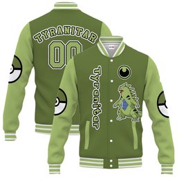 Tyranitar Anime Varsity Baseball Jacket Personalized NTT02072430133-2-Gear-Otaku