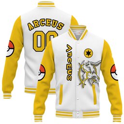 Arceus Anime Varsity Baseball Jacket Personalized NTT02072430132-2-Gear-Otaku