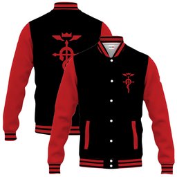 The Flamel Anime Varsity Baseball Jacket NTT02072410163-2-Gear-Otaku