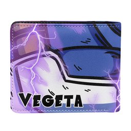 Vegeta Ultra Ego Wallet Personalized Anime Cosplay Style GearOtaku.com