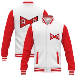 Red Ribbon Army Baseball Jacket Anime Varsity Jacket NTT0207241018-2-Gear-Otaku