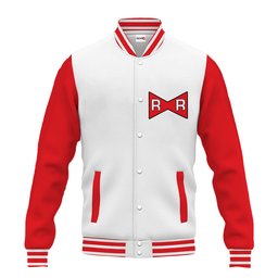 Red Ribbon Army Baseball Jacket Anime Varsity Jacket NTT0207241018-3-Gear-Otaku