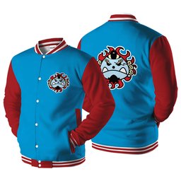 Sabo Symbol Baseball Jacket Anime Varsity Jacket-1-gear otaku