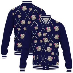 Inosuke Pattern Anime Varsity Baseball Jacket NTT02072450115-2-Gear-Otaku