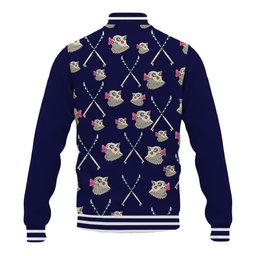 Inosuke Pattern Anime Varsity Baseball Jacket NTT02072450115-4-Gear-Otaku