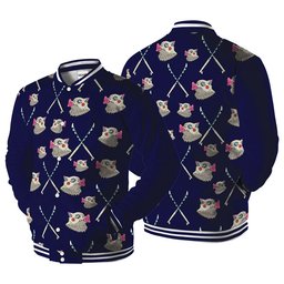 Gyutaro Anime Varsity Baseball Jacket-1-gear otaku