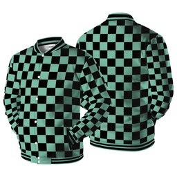 Gyutaro Anime Varsity Baseball Jacket-1-gear otaku